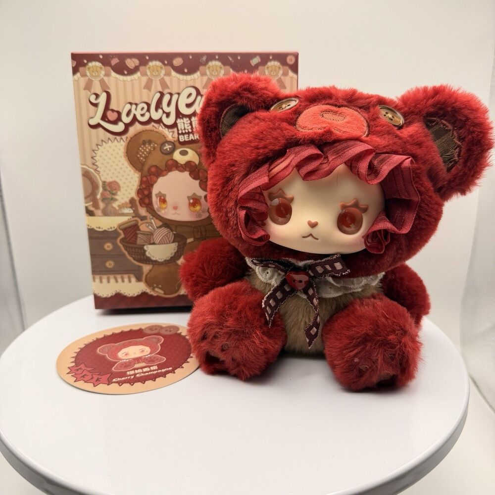 Lovely Emma Bear Alliance Series Plush Pendant  Confirmed - Cherry Champagne